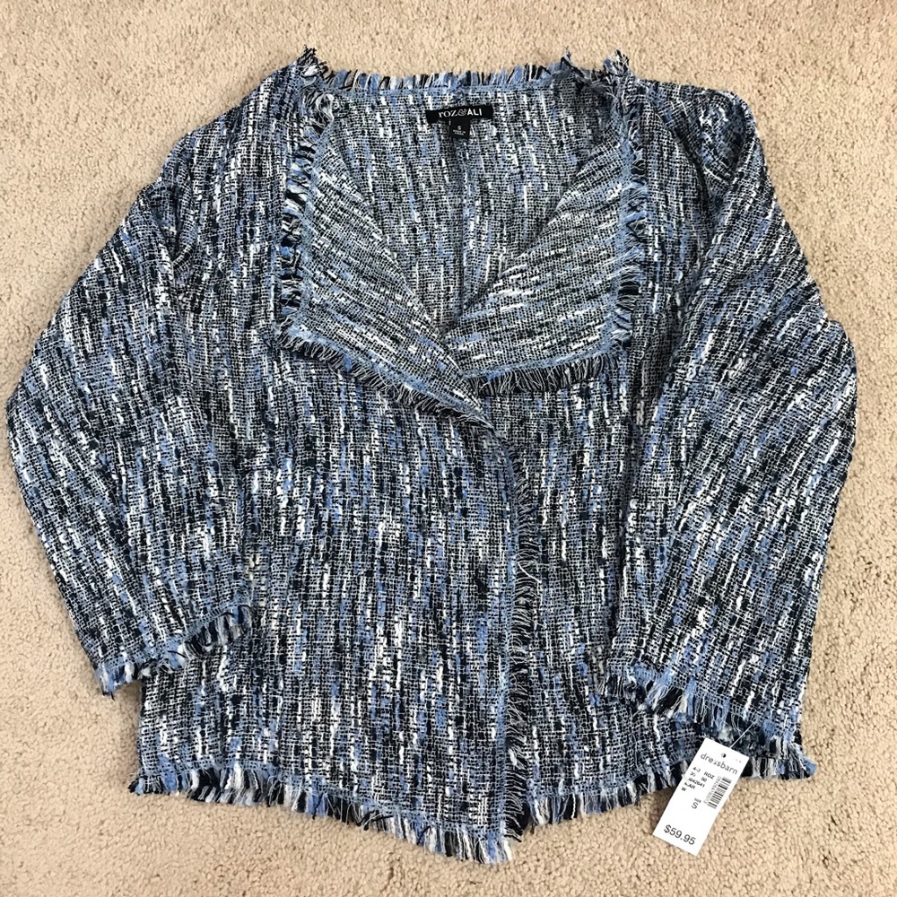 Roz n ali (dressbarn) style boucle jacket